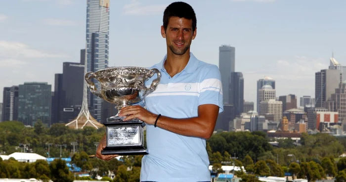 Novak Djokovici a câştigat la Australian Open în ianuarie trecut * Foto: Reuters
