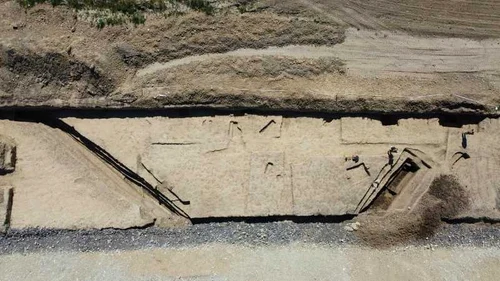 Descoperiri arheologice pe traseul căii ferate Caransebeș-Lugoj (© Direcția Județeană de Cultură Timiș)