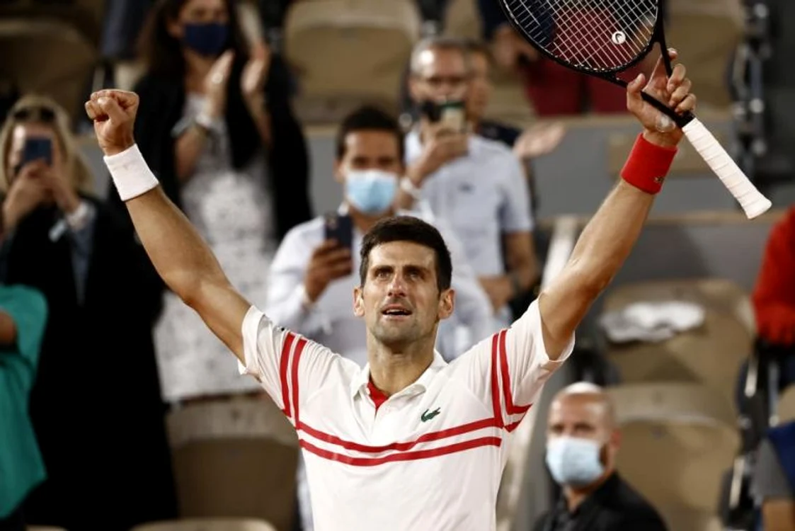 Novak Djokovic s-a calificat a șasea oară în finală la Roland GarrosFOTO: EPA