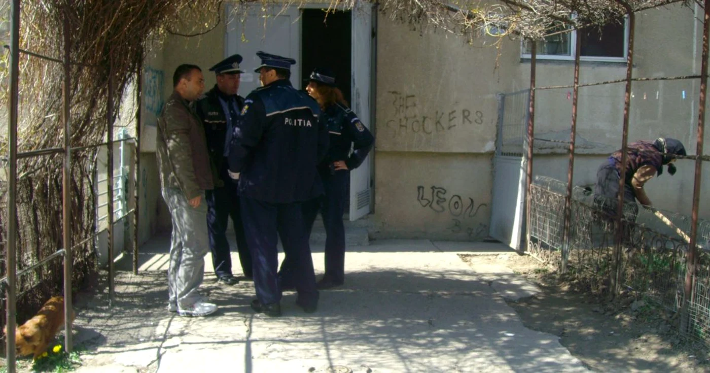 Poliţia, la faţa locului