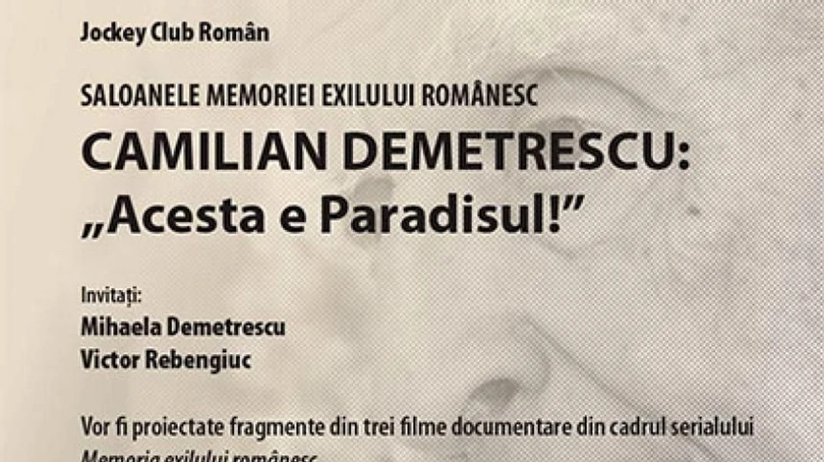 Mihaela Demetrescu şi Victor Rebengiuc vor evoca personalitatea artistului plastic Camilian Demetrescu jpeg