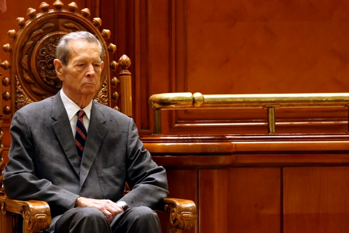 În 2011, la aniversarea a 90 de ani de viață, Regele Mihai a ținut un discurs istoric în fața Parlamentului RomânieiFoto: Adevărul