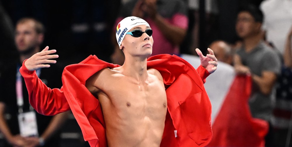 David Popovici, record fabulos la 20 de ani: e cel mai rapid om din istorie la 50, 100 și 200 m liber