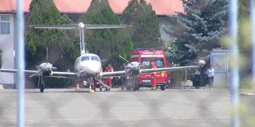 Unul din muncitori a fost transportat de urgență la București