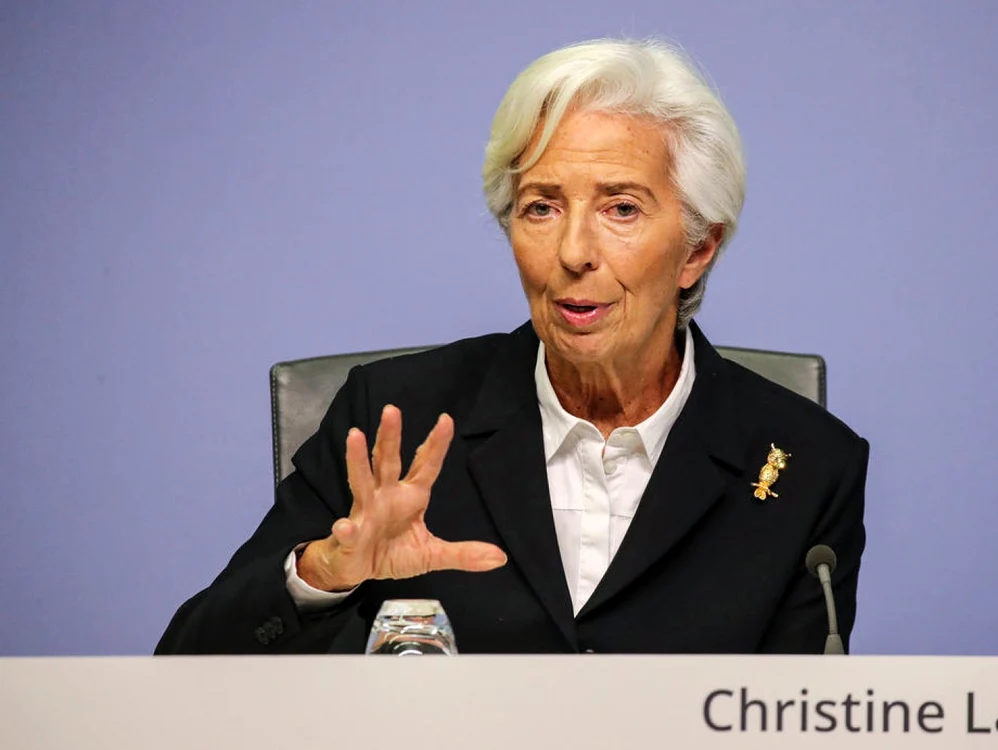 Președintele Băncii Centrale Europene, Christine Lagarde. FOTO: EPA-EFE