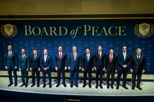 Nicușor Dan la Consiliul pentru Pace FOTO Presidency.ro 