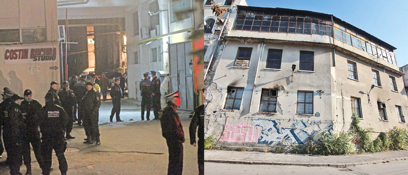 Polițiștii și pompierii au rămas  fără reacție când au văzut în ce  hal arată clădirea în care  se distrau tinerii