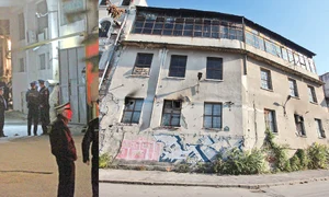 Polițiștii și pompierii au rămas  fără reacție când au văzut în ce  hal arată clădirea în care  se distrau tinerii jpeg