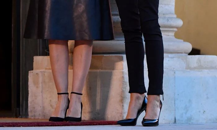 French And Mexican First Ladies Pose Ahead Of Dinner Paris jpeg