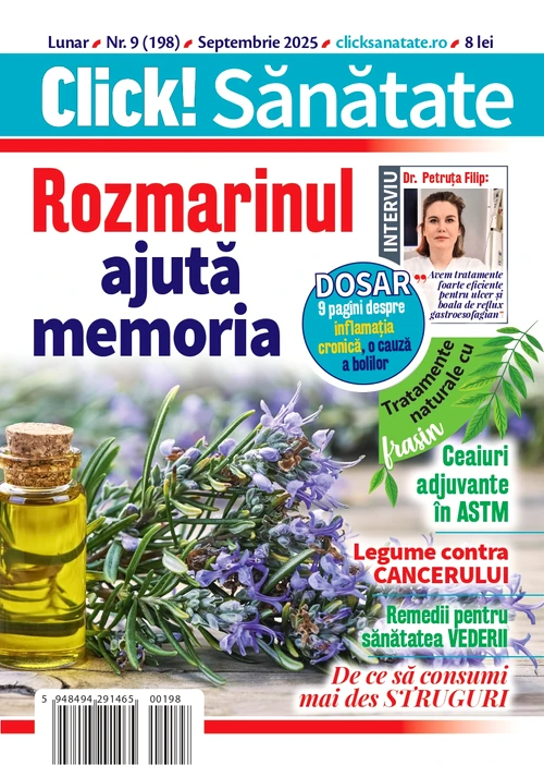 A apărut numărul de septembrie al revistei Click!Sănătate!