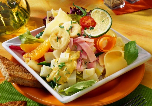 Cheese Salad with Fruits and Vegetables jpeg