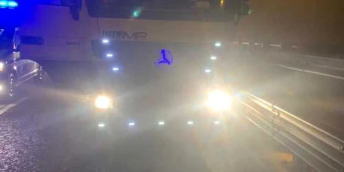Accident pe A1 la Sibiu între Apoldu şi Sălişte - un şofer de TIR a făcut infarct la volan Foto Adevărul