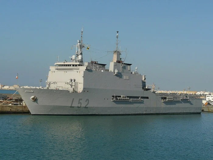Nava de asalt Castilla a Marinei spaniole se îndreaptă spre România FOTO Antonio Galán Cees