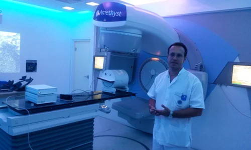 Dr  Cristian Barbu, coordonator al programului TBI, medic primar radioterapeut jpeg