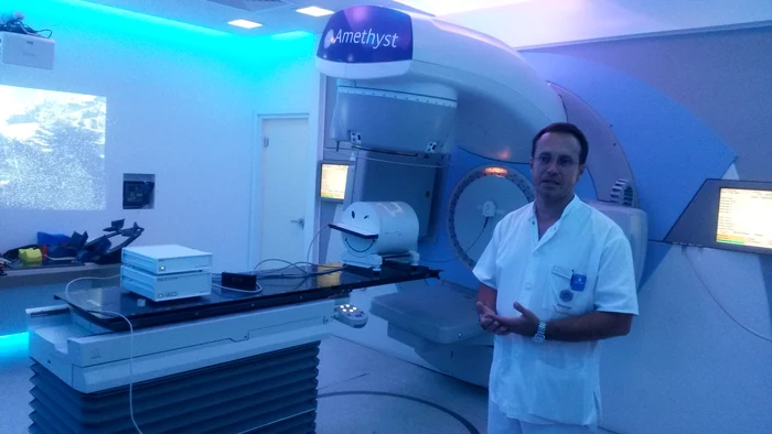 Dr. Cristian Barbu, coordonator al programului TBI, medic primar radioterapeut