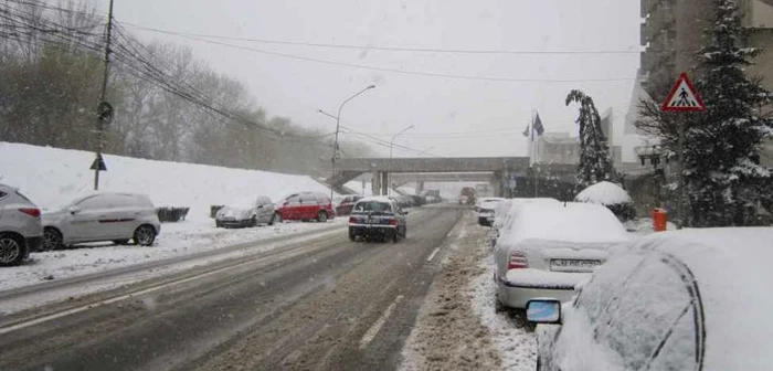 La orele dimineţii, în municipiul Satu Marenu nu se circula în condiţii normale