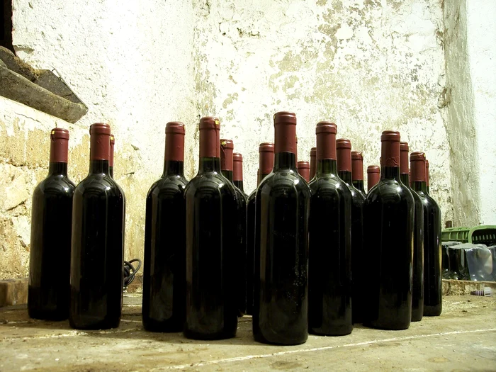 Un bărbat din Alba a fost amendat pentru că avea 200 de sticle de vin în pivniță