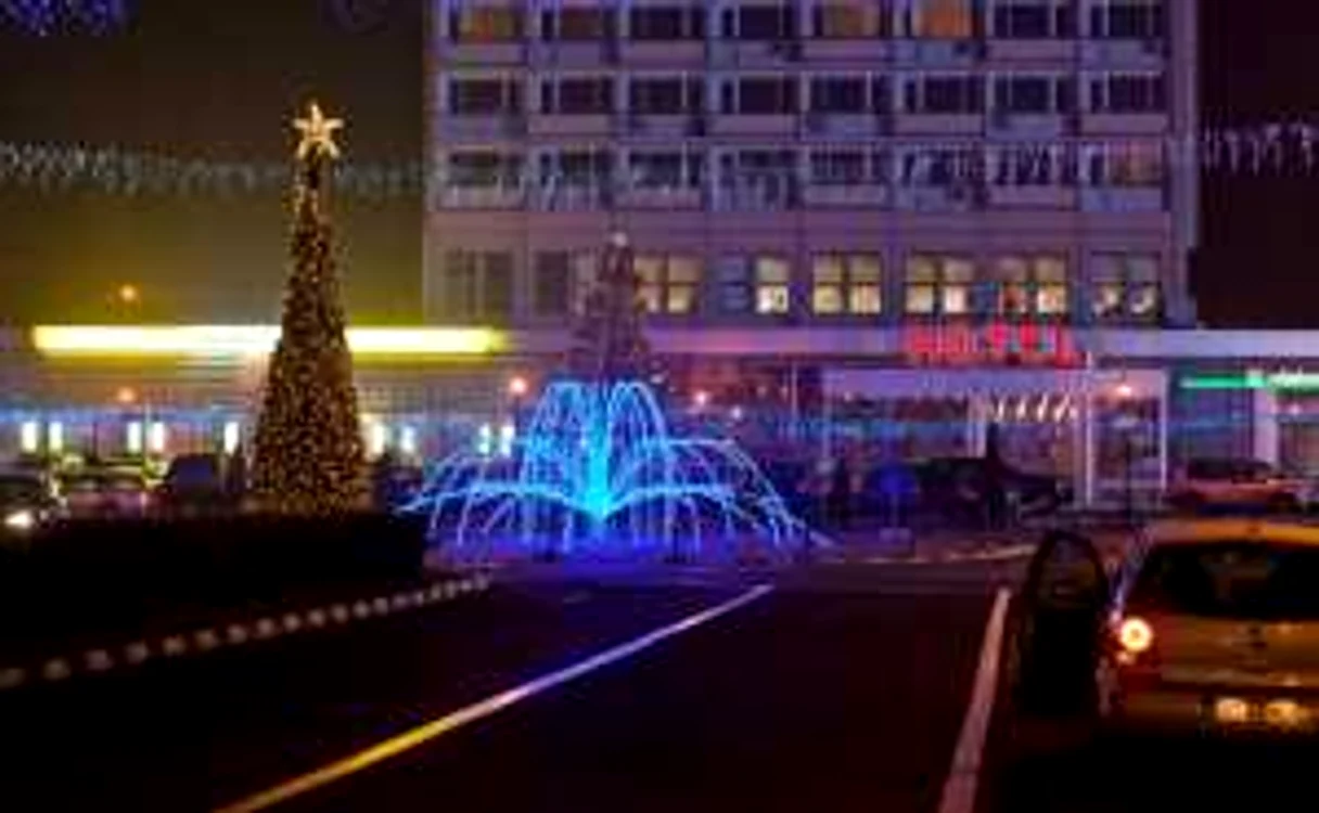 Lumini de sărbători la Piatra Neamț