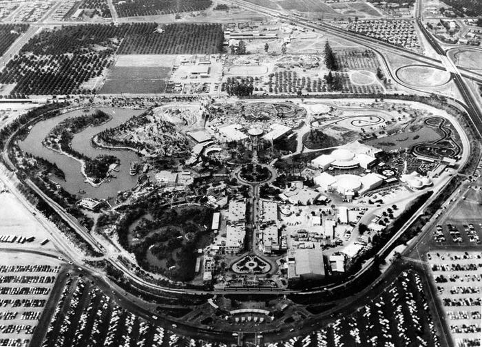 disneyland aerial view in 1956 jpg jpeg