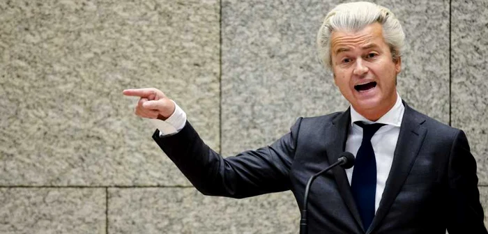 Geert Wilders, liderul extremei drepte olandeze FOTO: EPA EFE