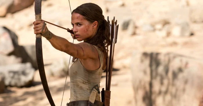 Alicia Vikander, în rolul Larei Croft FOTO Warner Bros.