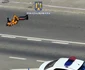 troler în fața unei unități, în Brașov  Foto Politia Română jpg