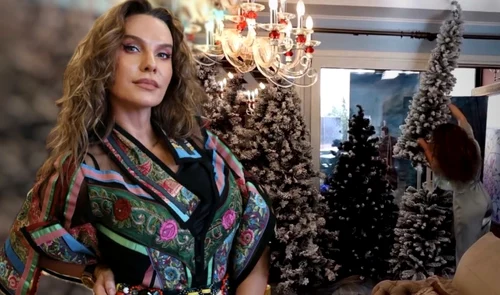 Anna Lesko câștigă bani și din aranjamentele pentru Sărbătorile de Iarnă