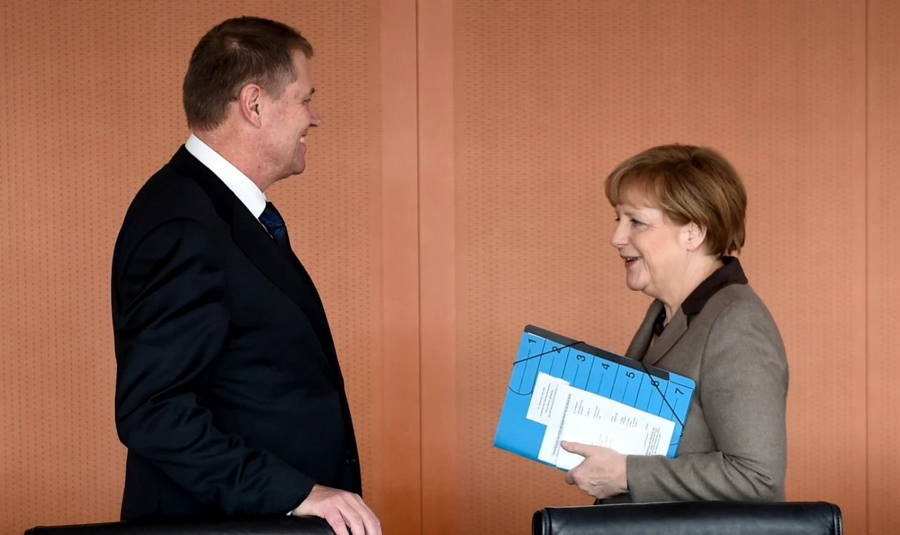 Klaus Iohannis şi Angela Merkel FOTO Presidency.ro