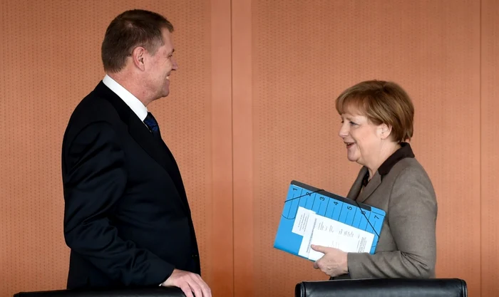 Klaus Iohannis şi Angela Merkel FOTO Presidency.ro