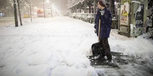 Ninsoare Bucureşti FOTO Inquam Photos / Octav Ganea
