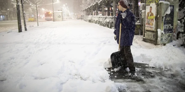 Ninsoare Bucureşti FOTO Inquam Photos / Octav Ganea