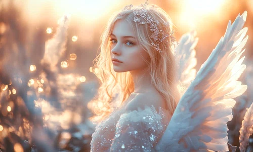 portrait human being depicted with angel wings jpg