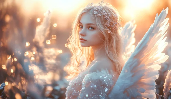 portrait human being depicted with angel wings jpg