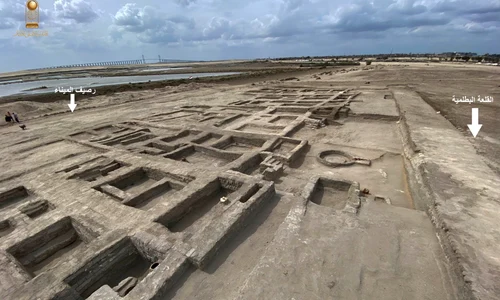 Ruinele unor fortărețe antice, descoperite în Egipt (© Facebook / Ministry of Tourism and Antiquities)