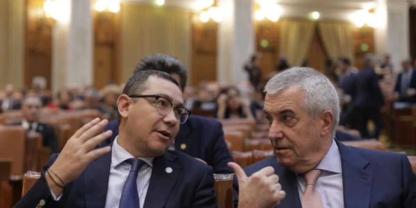Victor Ponta si Calin Popescu Tariceanu FOTO Inquam Photos / Octav Ganea