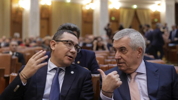 Victor Ponta şi Călin Popescu Tăriceanu FOTO Inquam Photos / Octav Ganea