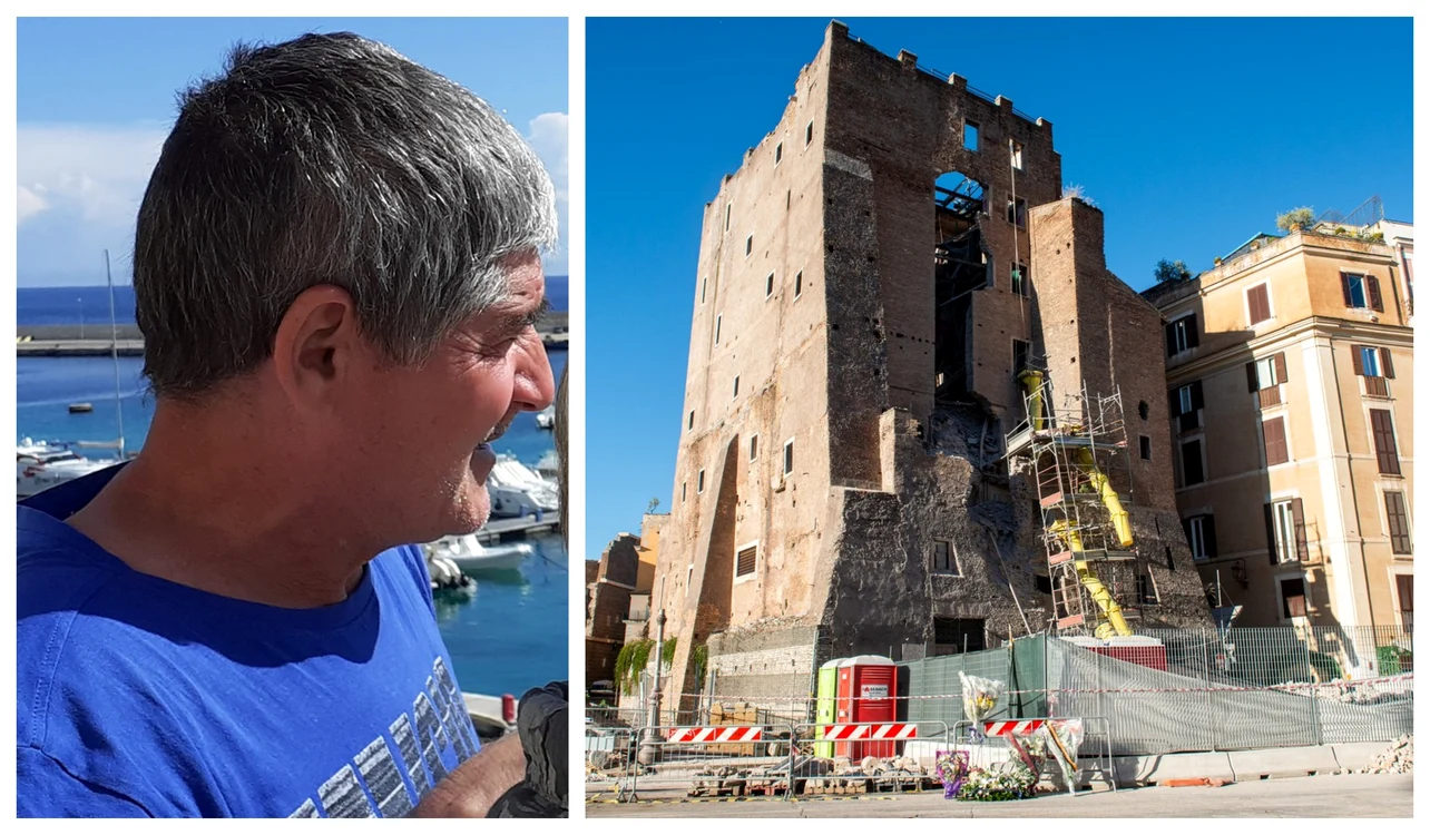Octav Stroici, românul care a murit la Roma după prăbușirea turrnului medieval FOTO Profimedia 