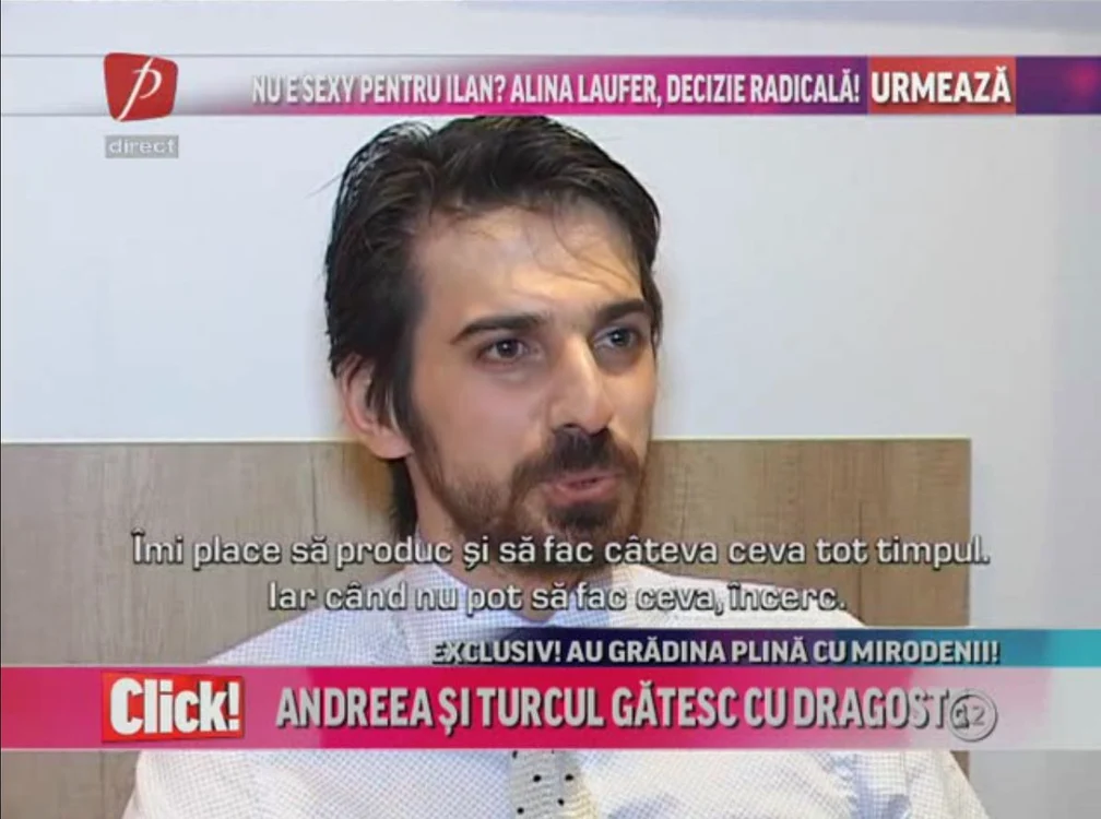 Tuncay a vorbit foarte frumos de această pasiunea a sa