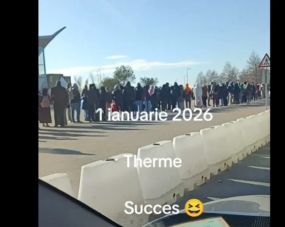 Cozi uriașe în prima zi din an la Therme București: „Singura baie a fost o baie de mulțime”