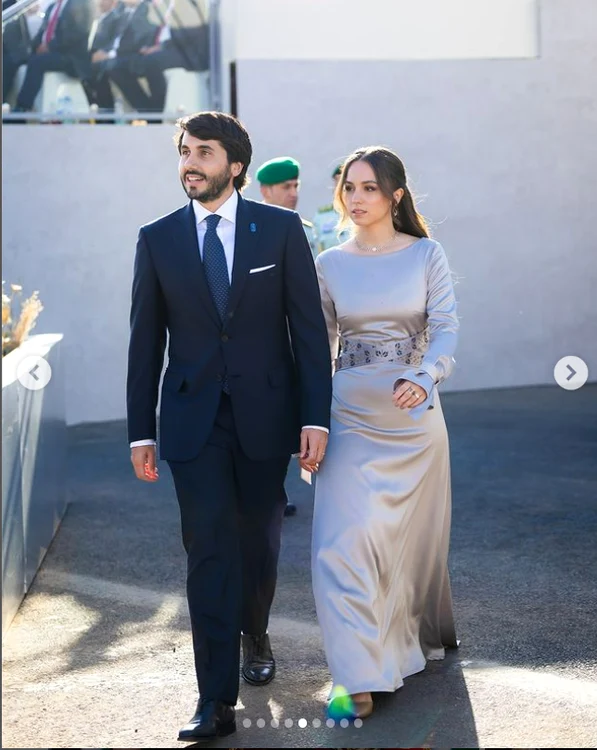 Prințesa Iman a Iordaniei și soțul ei
