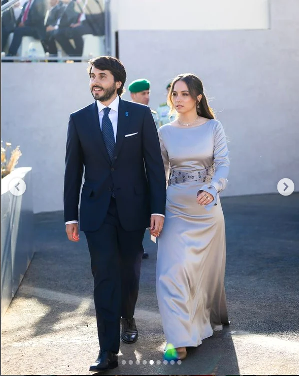 Prințesa Iman a Iordaniei și soțul ei