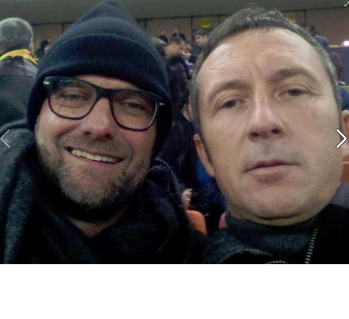 Jurgen Klopp şi Mihai Stoica FOTO Facebook
