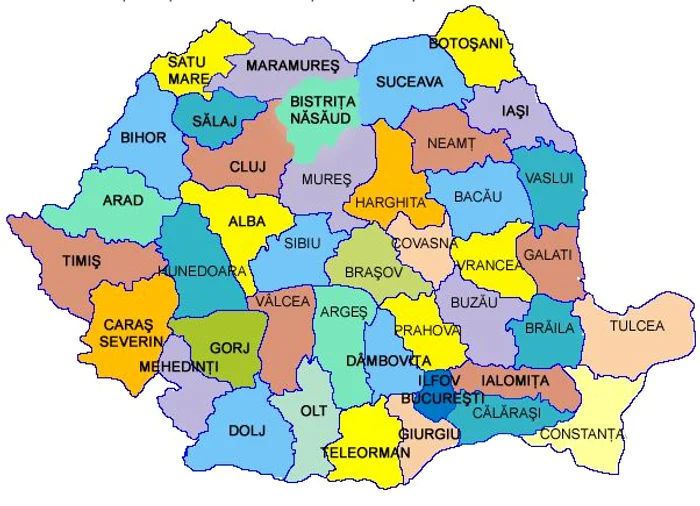 Click pe hartă pentru a vedea rezultatele la Evaluarea Naţională