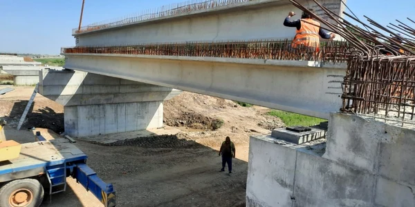 Lucrări pe şantierul Centurii Timişoara-Sud FOTO DRDP Timişoara