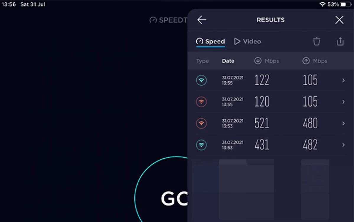 Router Tenda TX 9Pro AX300 teste iPad