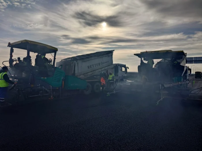 O bucată importantă din A7 este finalizată Foto: Facebook