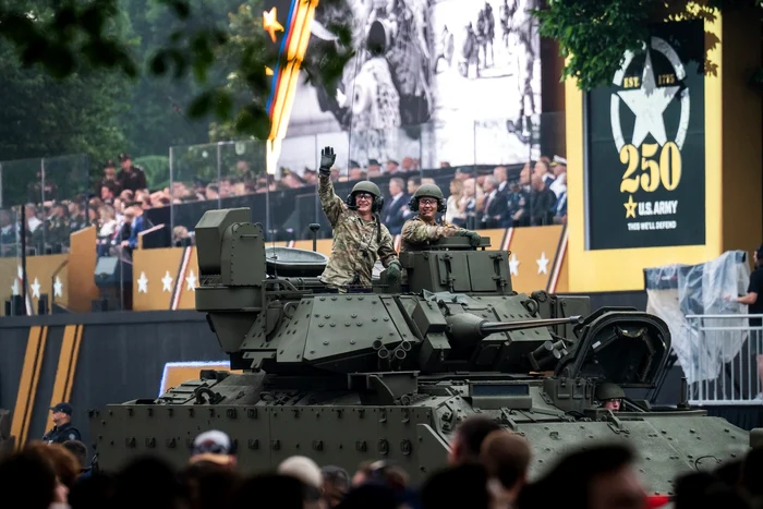 Parada lui Trump a scos tancurile pe străzile din SUA FOTO Profimedia
