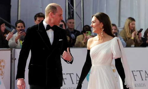 Kate Middleton și Prințul William la Premiile BAFTA 2023 FOTO Profimedia