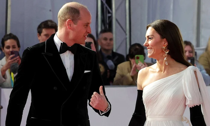 Kate Middleton și Prințul William la Premiile BAFTA 2023 FOTO Profimedia