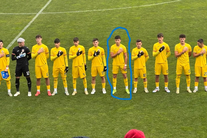 Crișan, la naționla României FOTO Colecție personală